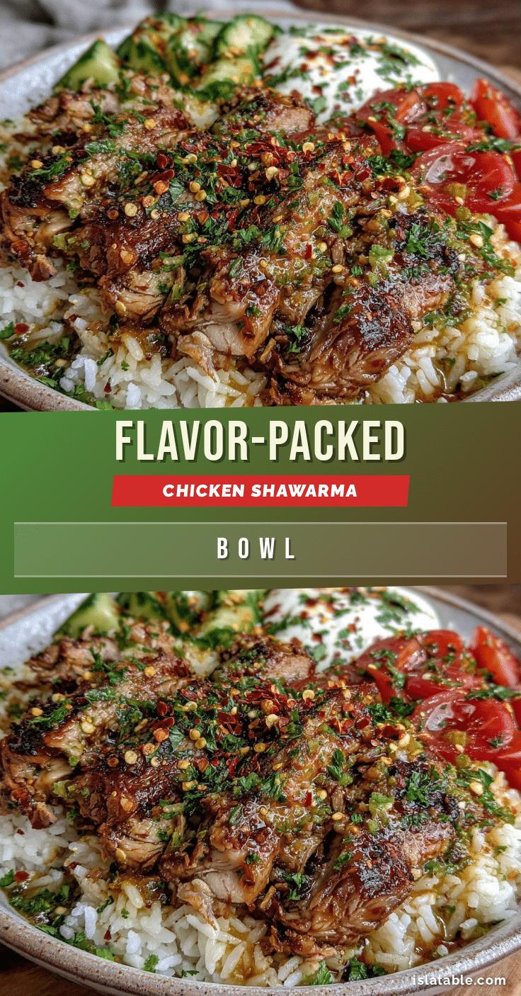 chicken shawarma bowl recipe