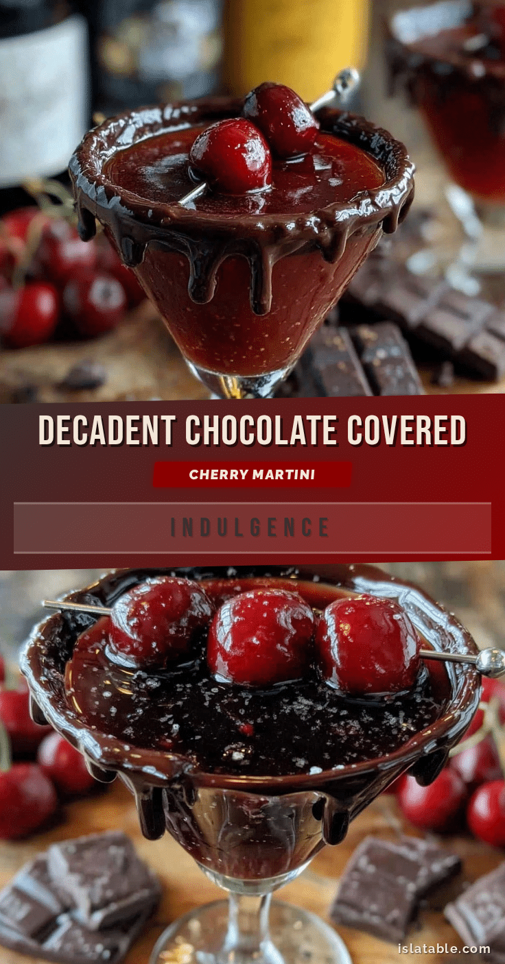 chocolate covered cherry martini recipe
