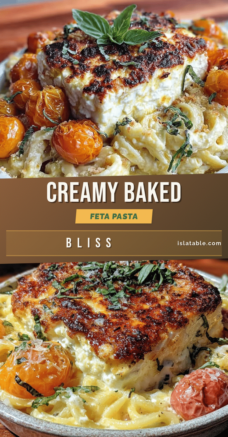 creamy baked feta pasta recipe