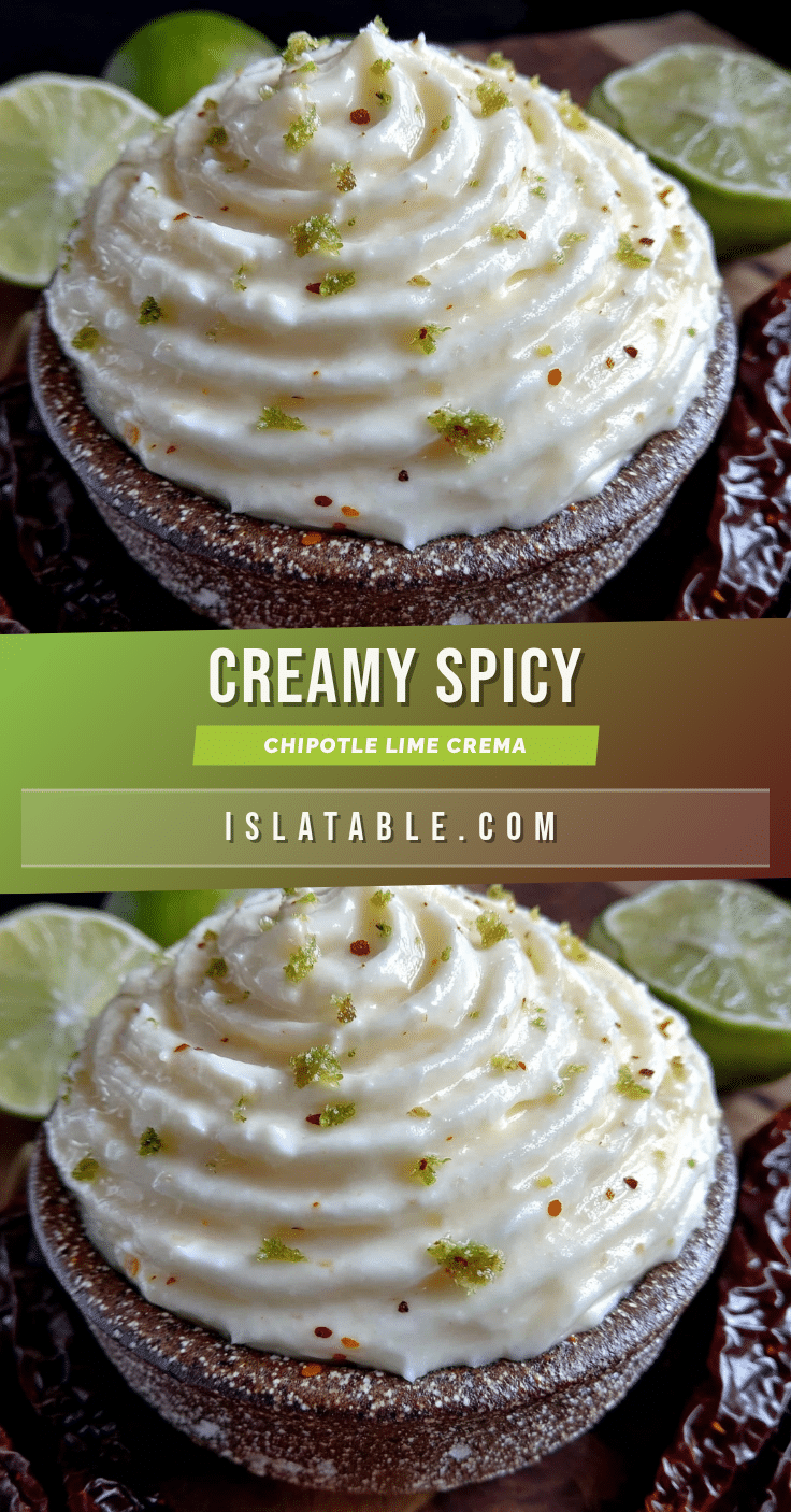 creamy chipotle lime crema recipe