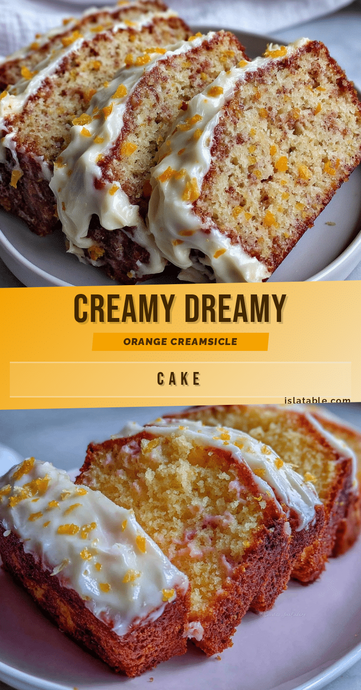 Creamy Orange Creamsicle Cake recipe