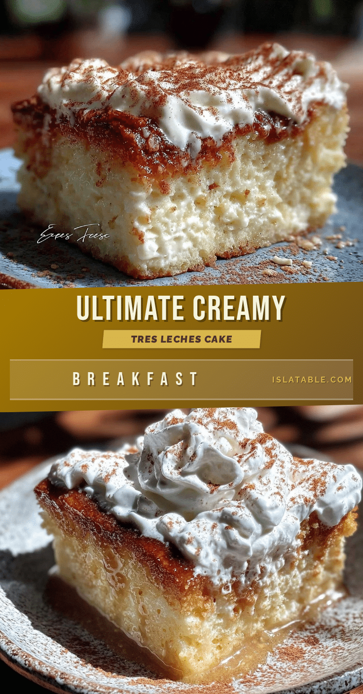 creamy tres leches cake recipe