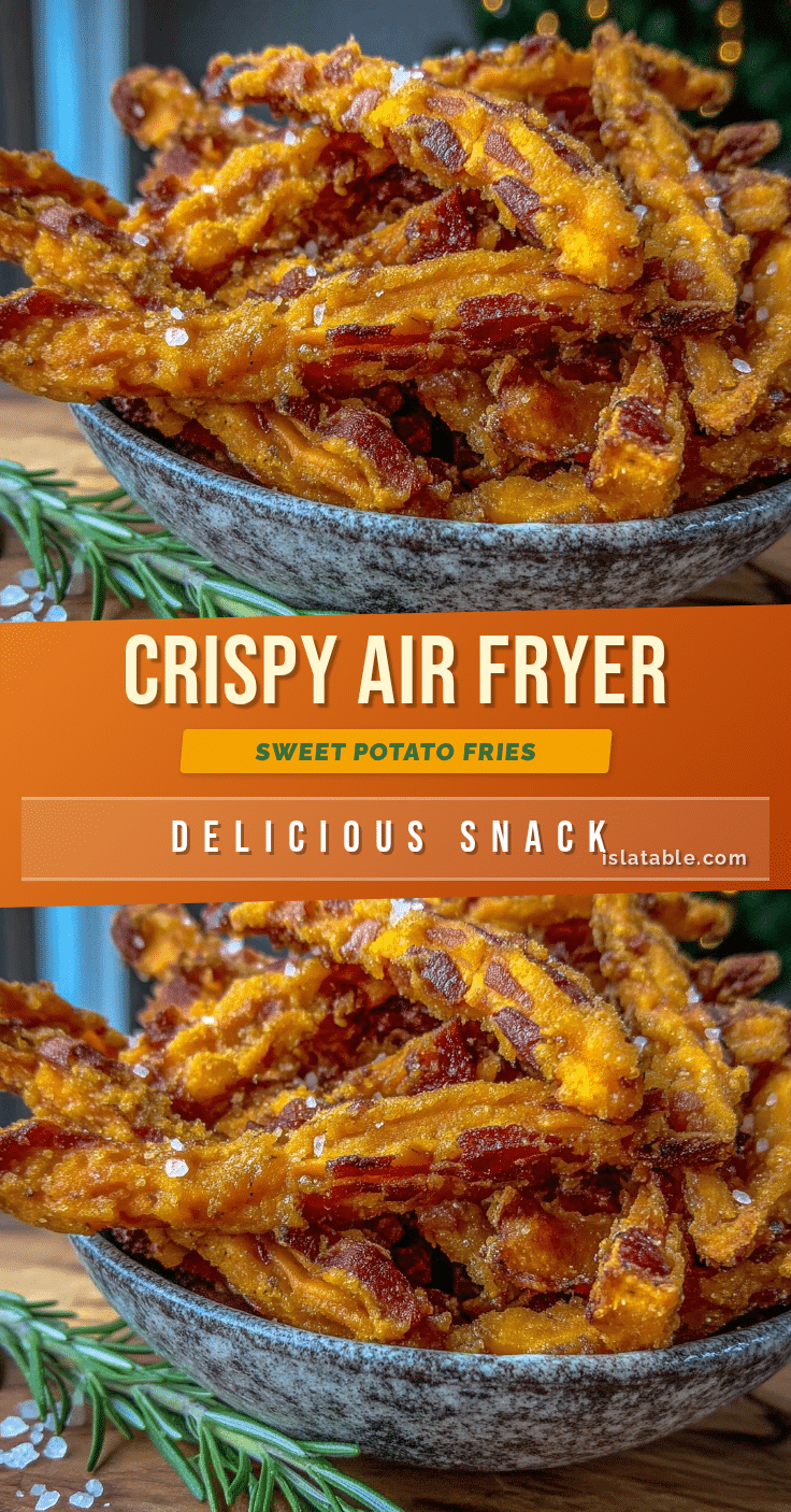 crispy air fryer sweet potato fries recipe