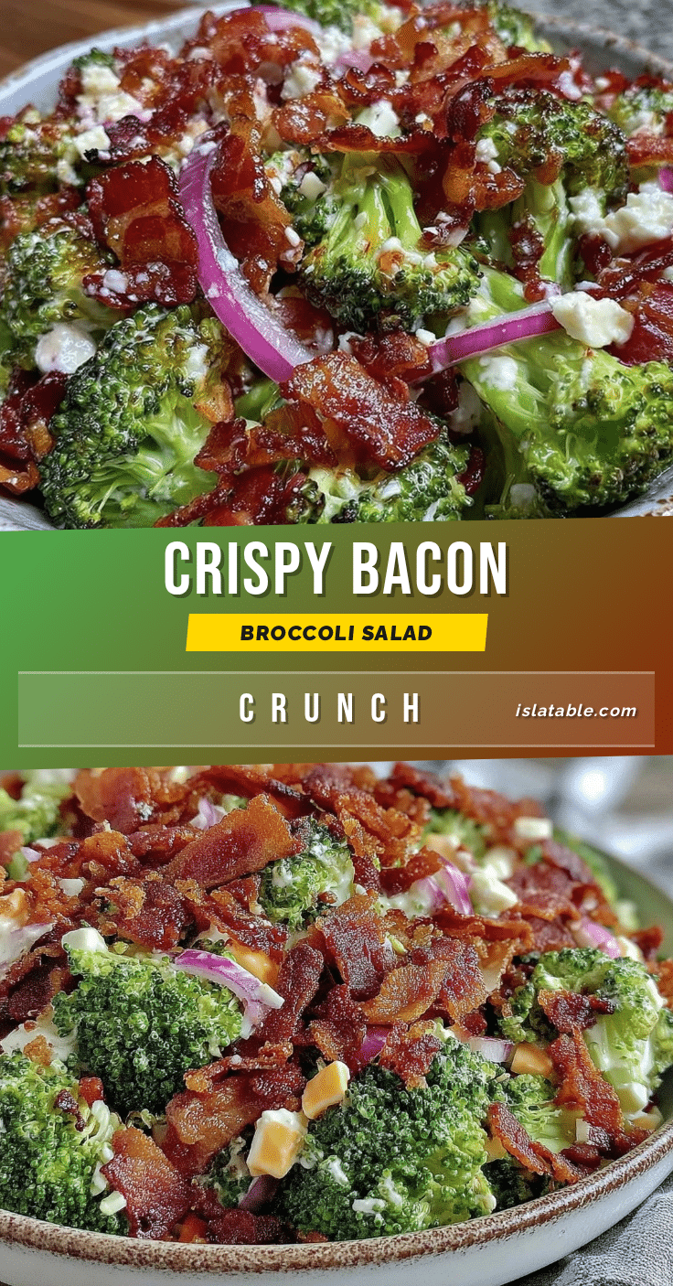 crispy broccoli salad with bacon crunch recipe