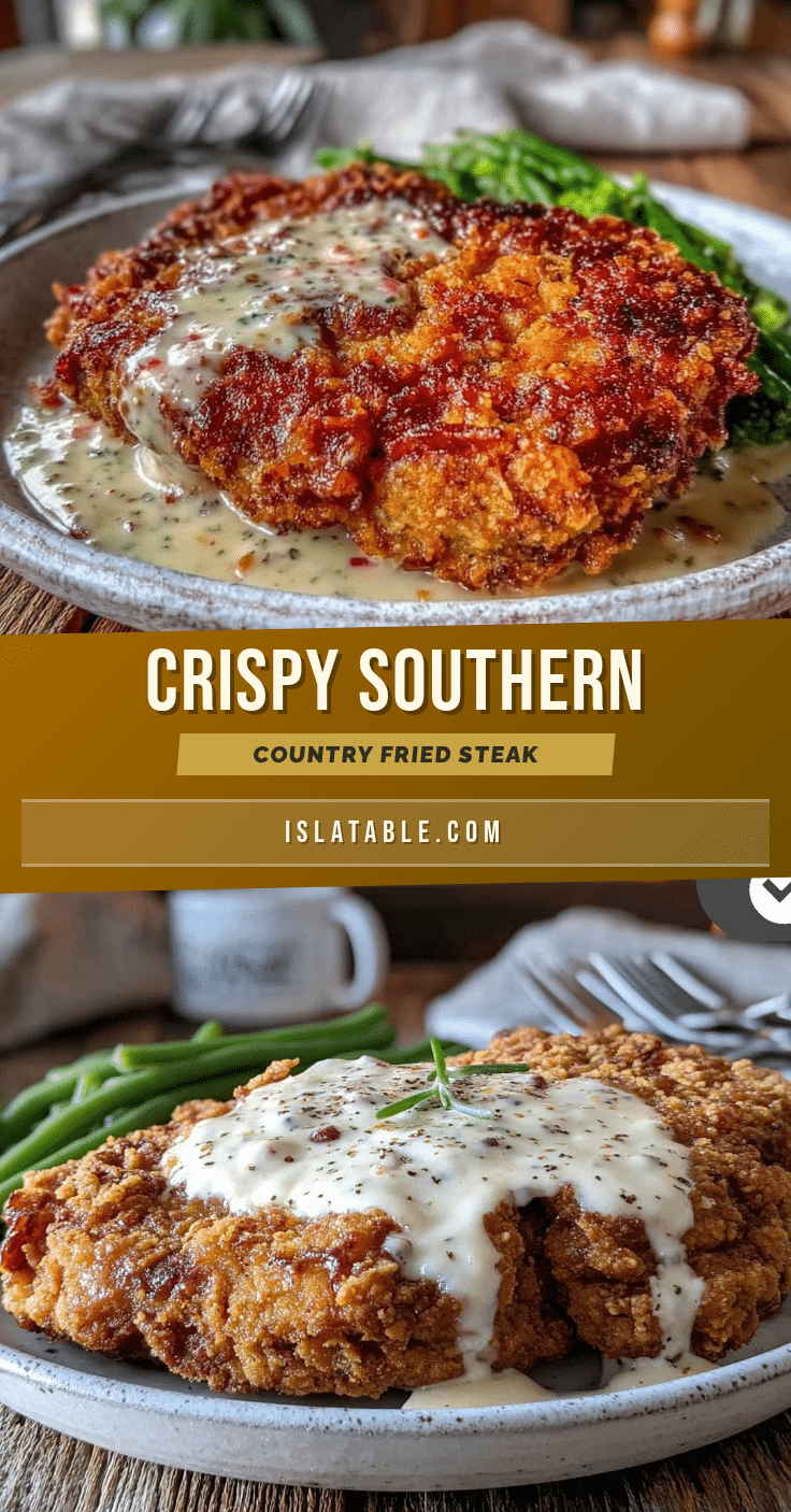 crispy country fried steak recipe