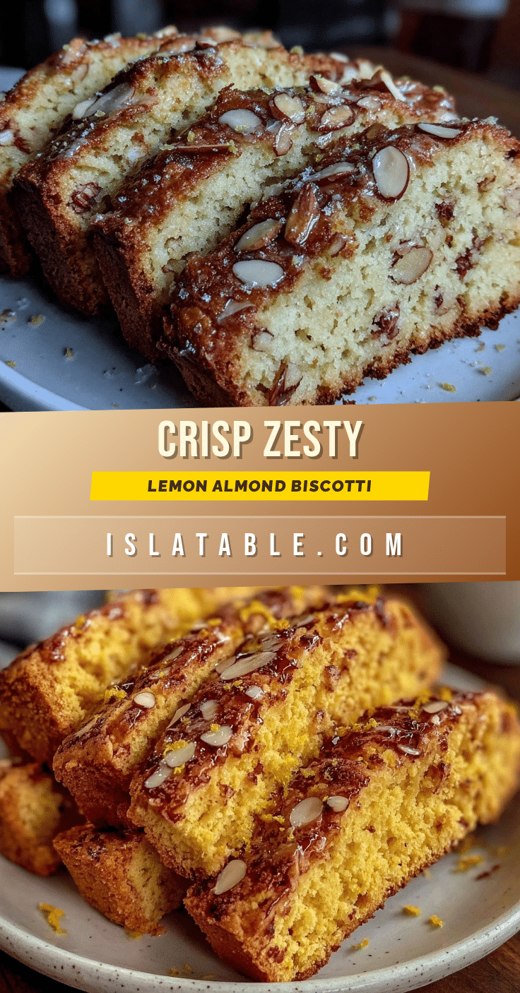 crispy lemon almond biscotti recipe