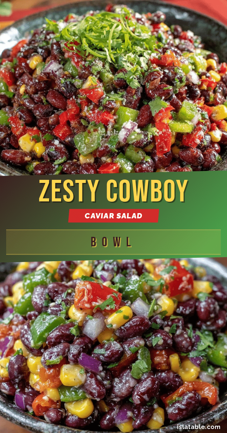 fresh cowboy caviar salad bowl recipe