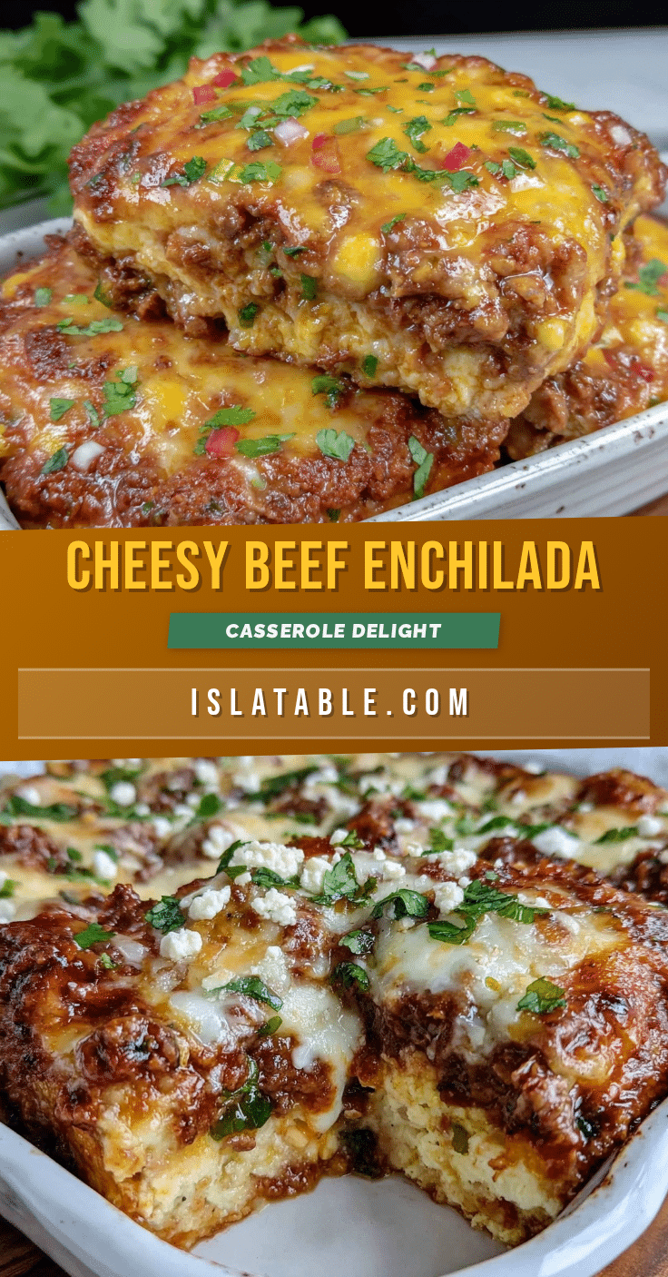 savory beef enchilada casserole recipe