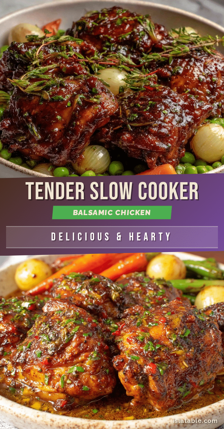slow cooker balsamic chicken recipe