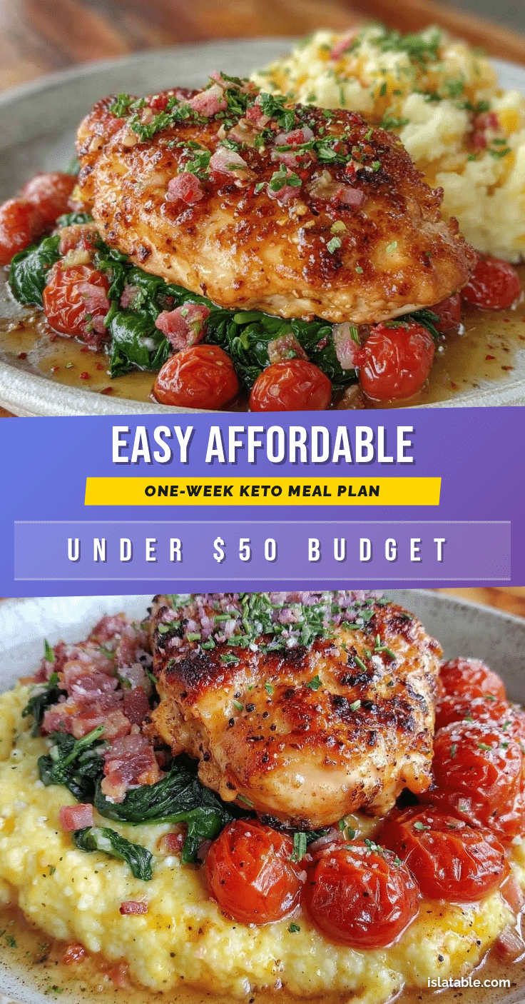 affordable keto meal plan recipe