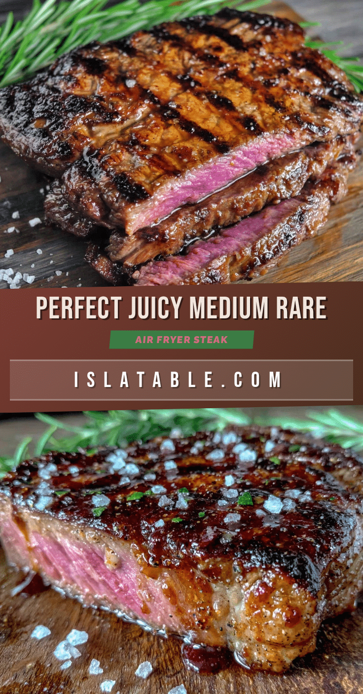 Cosori air fryer steak medium rare recipe