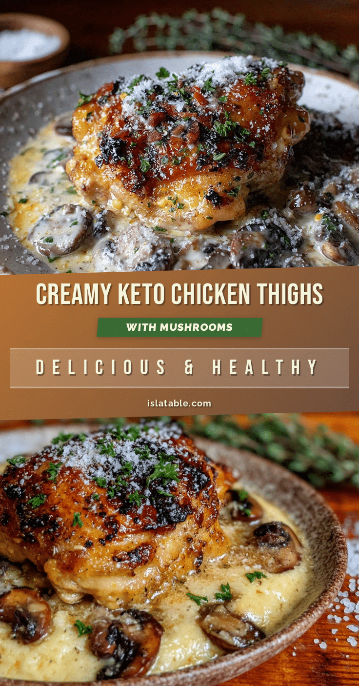 creamy keto chicken thighs recipe