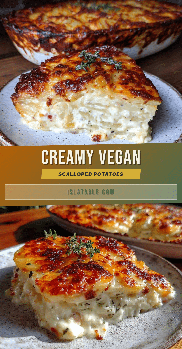 creamy vegan scalloped potatoes recipe