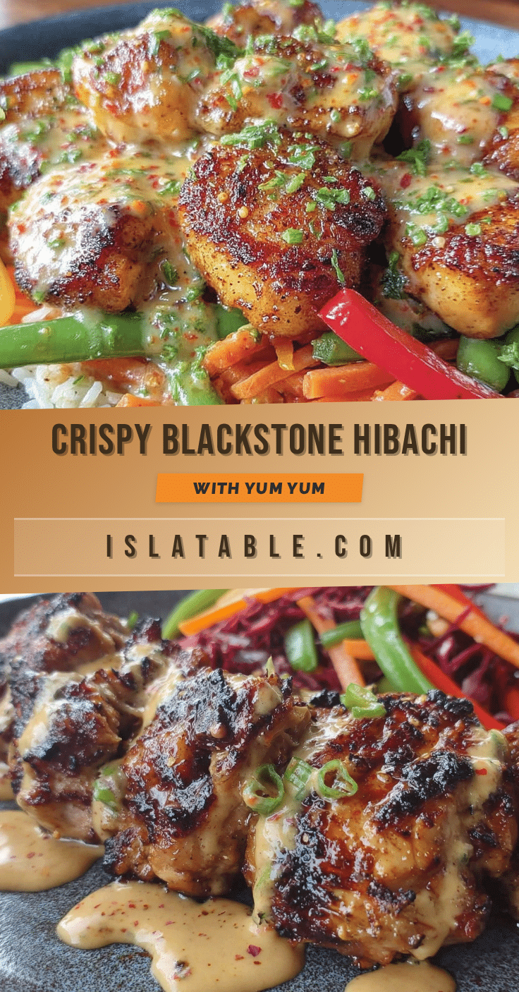 crispy blackstone hibachi chicken recipe