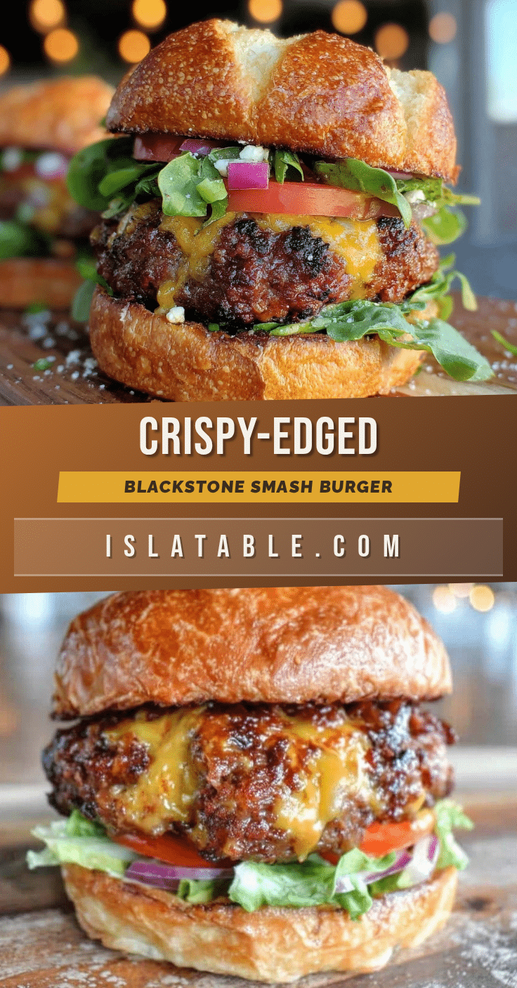 crispy blackstone smash burger recipe