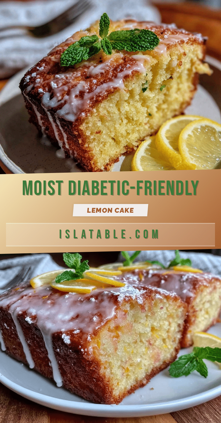 diabetic-friendly lemon cake recipe