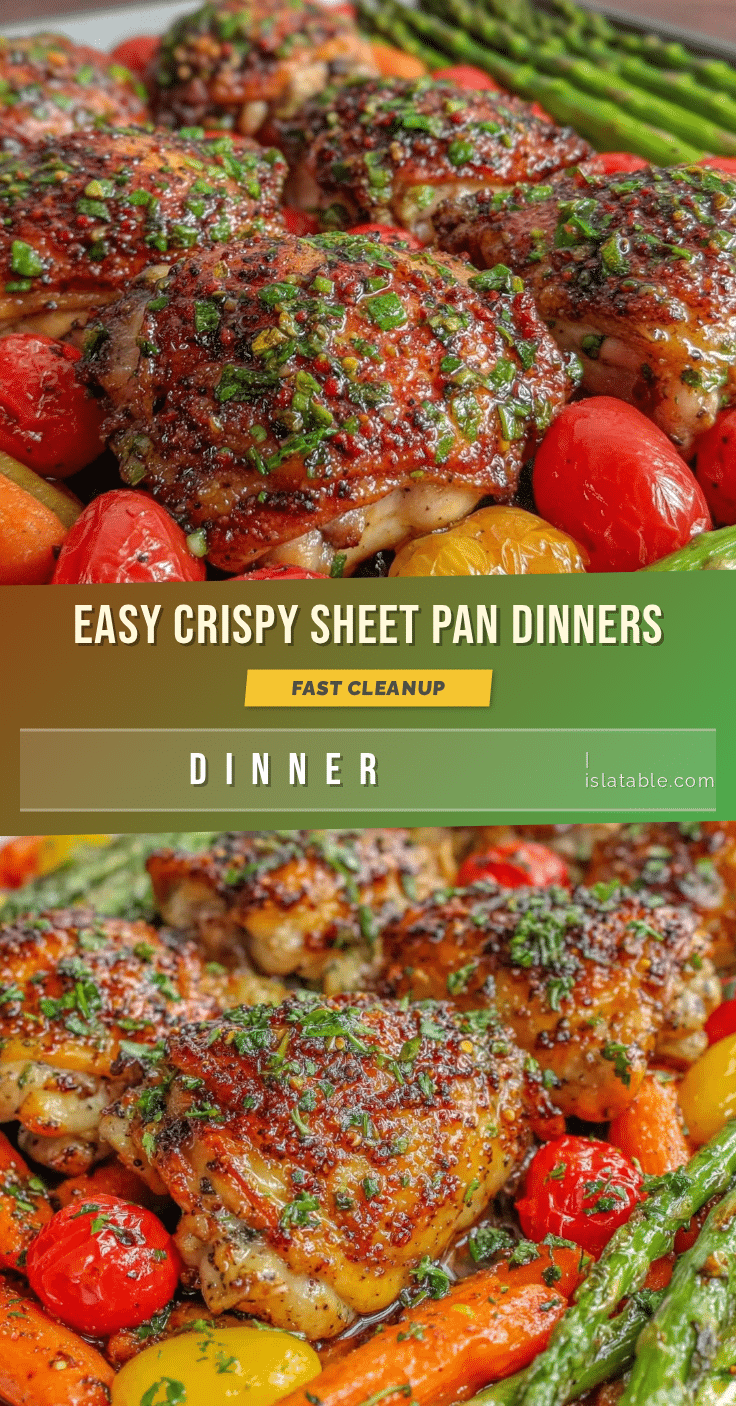 easy crispy sheet pan dinners recipe