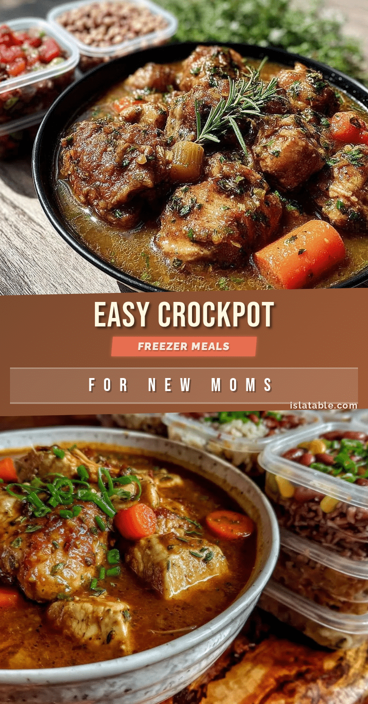 easy crockpot freezer meals for new moms recipe