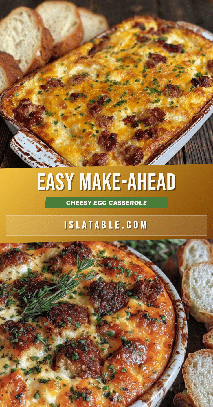 easy make-ahead overnight egg casserole recipe