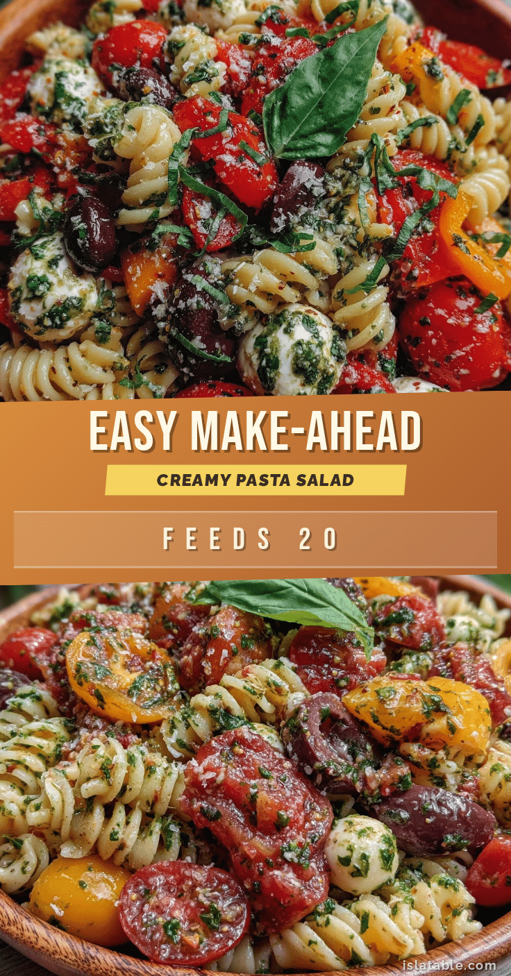 easy make-ahead pasta salad recipe