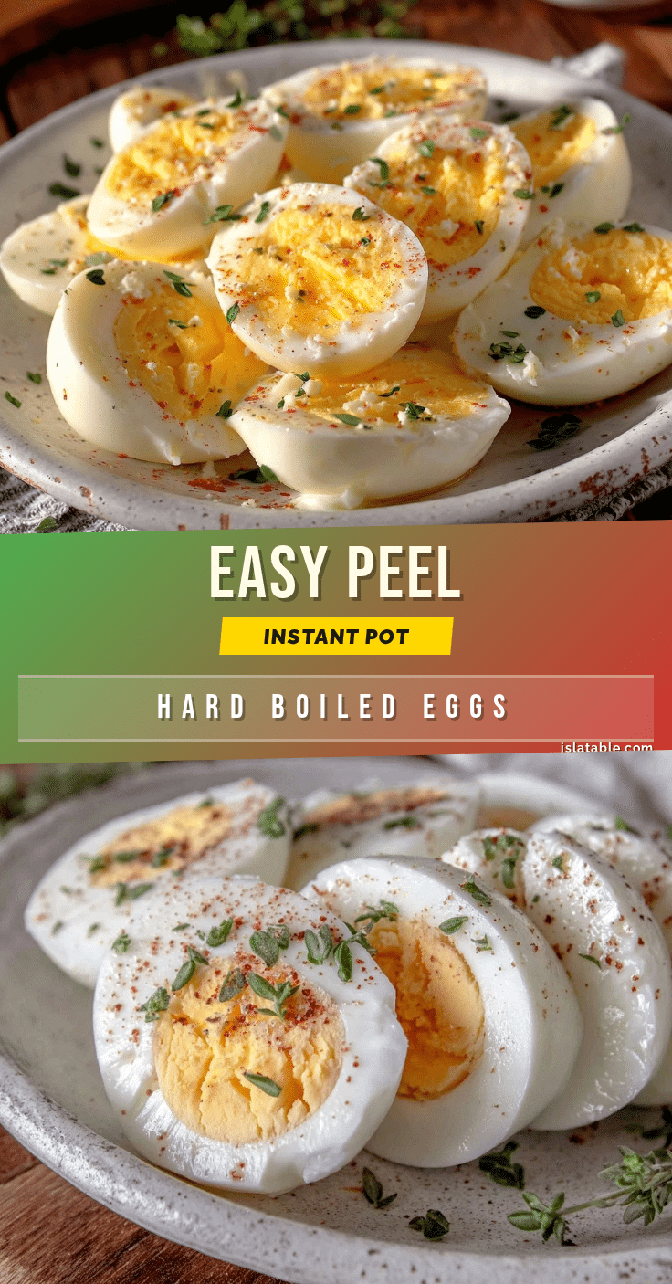 easy peel instant pot hard boiled eggs recipe