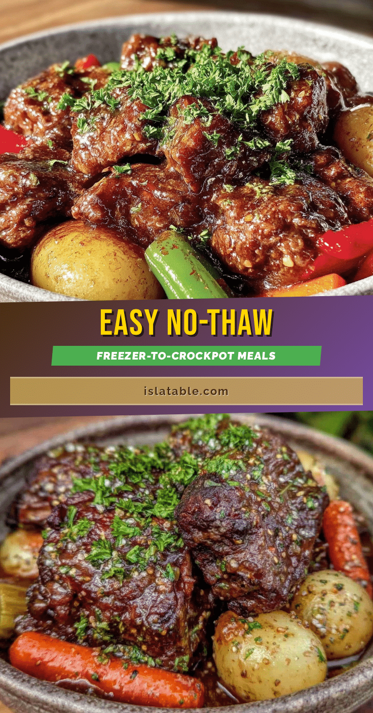 freezer-to-crockpot meals recipe