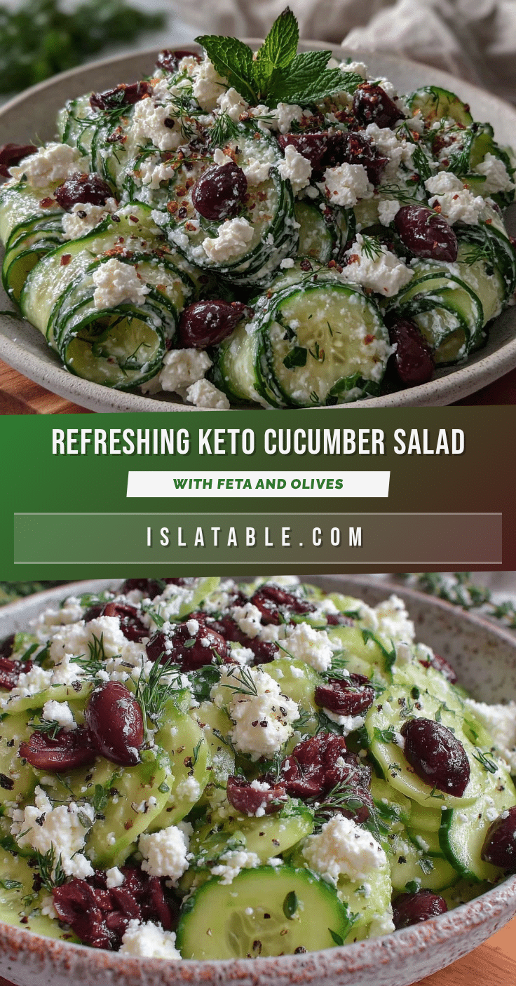 fresh keto cucumber salad recipe