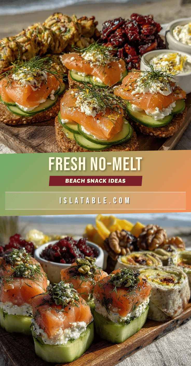 fresh no-melt beach snacks recipe