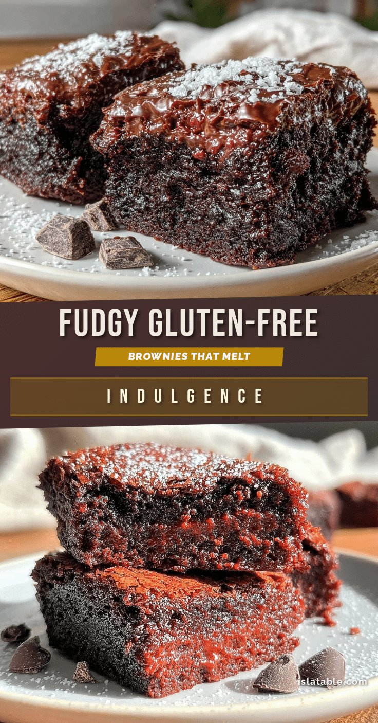 fudgy gluten-free brownies recipe