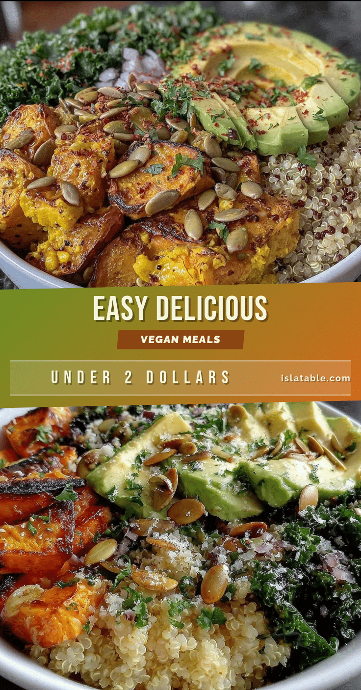 healthy budget vegan meals under 2 dollars recipe