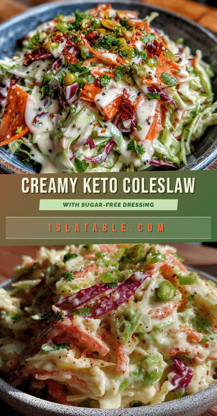healthy keto coleslaw recipe