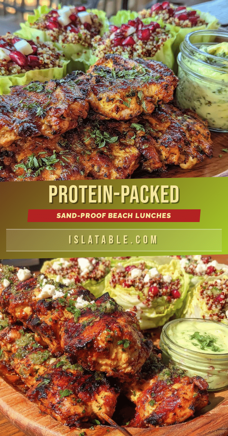 healthy protein-packed beach lunches recipe