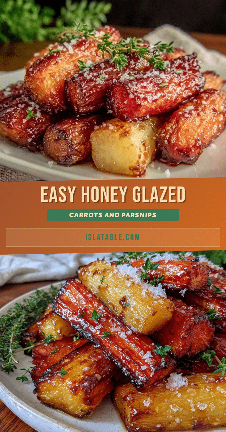honey glazed carrots and parsnips recipe