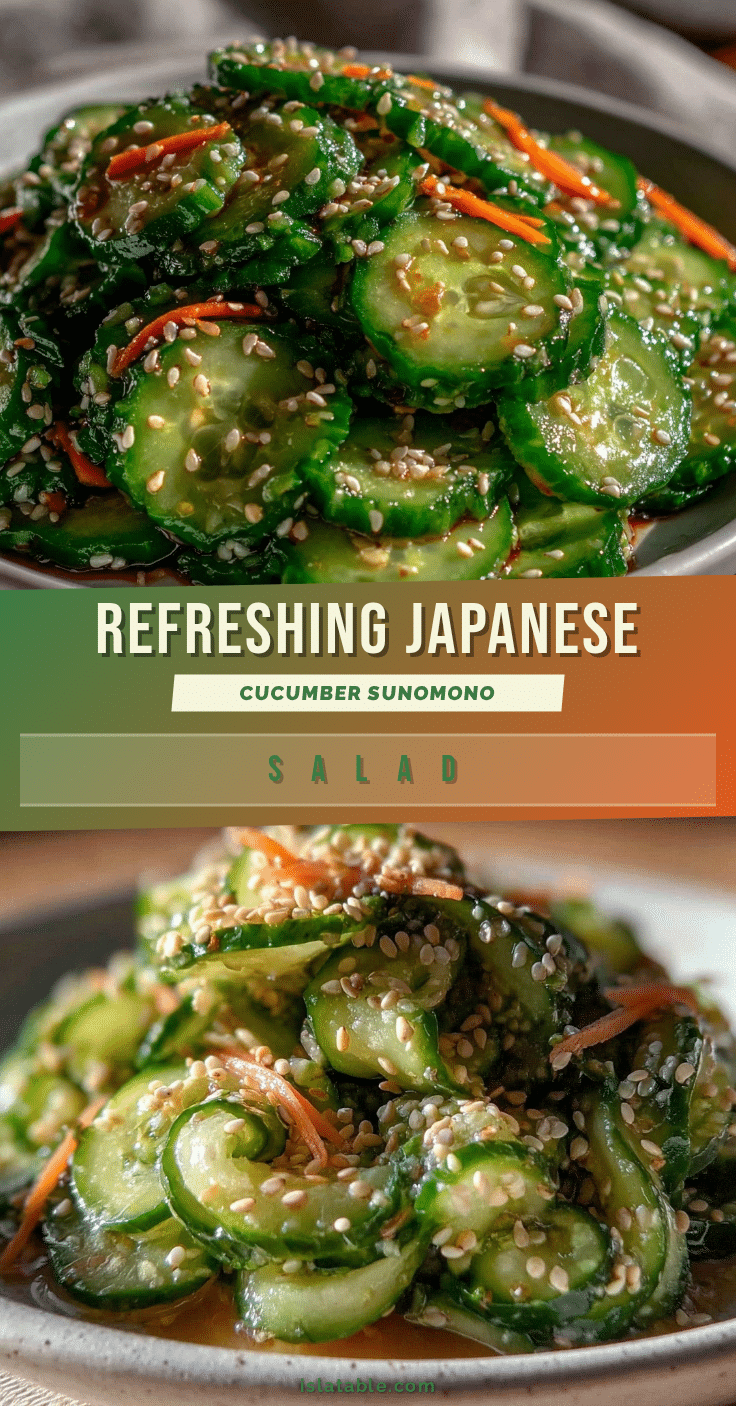 Japanese cucumber salad recipe