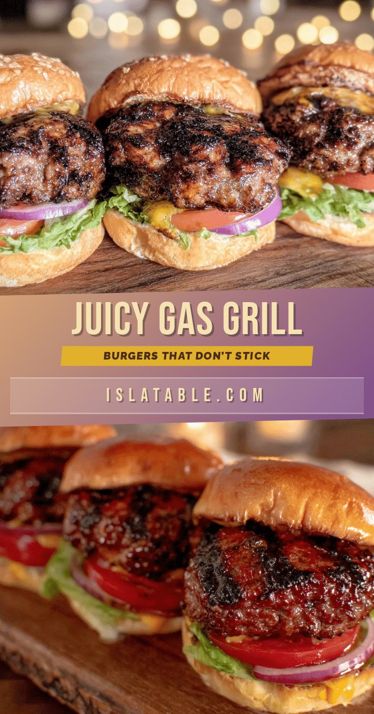 juicy gas grill burgers recipe recipe