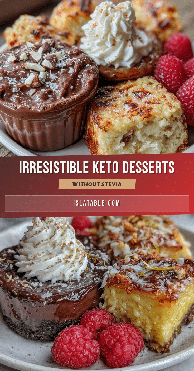 keto desserts recipe
