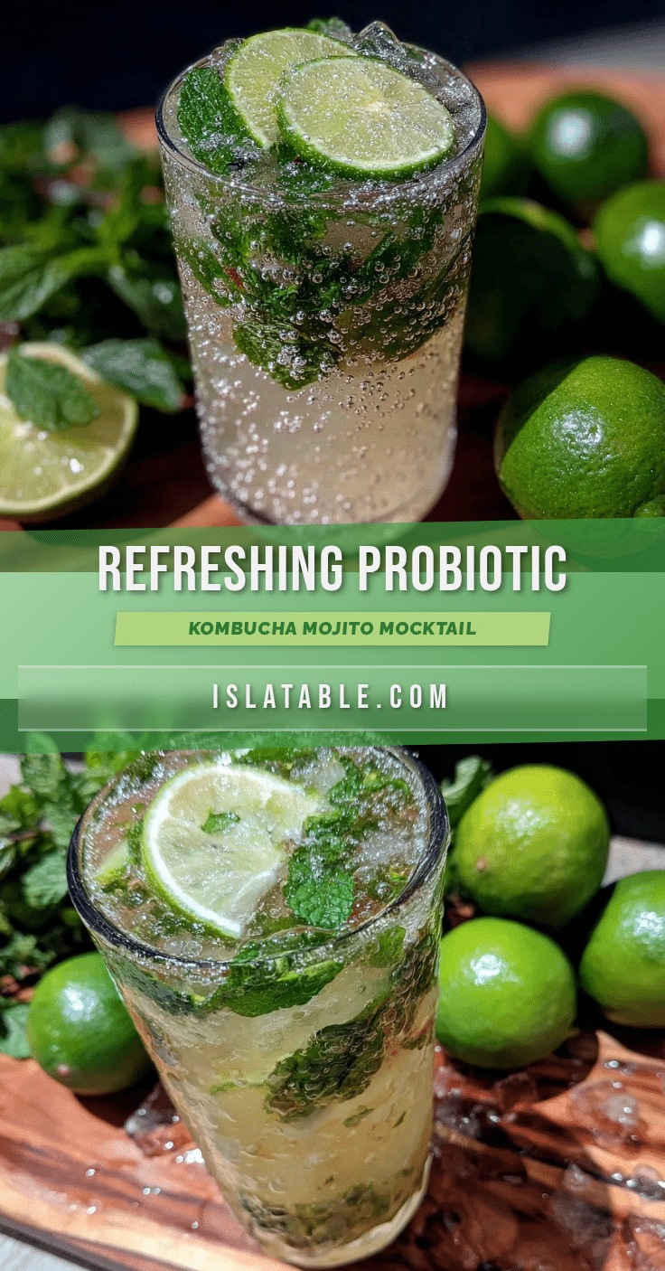 kombucha mojito mocktail recipe
