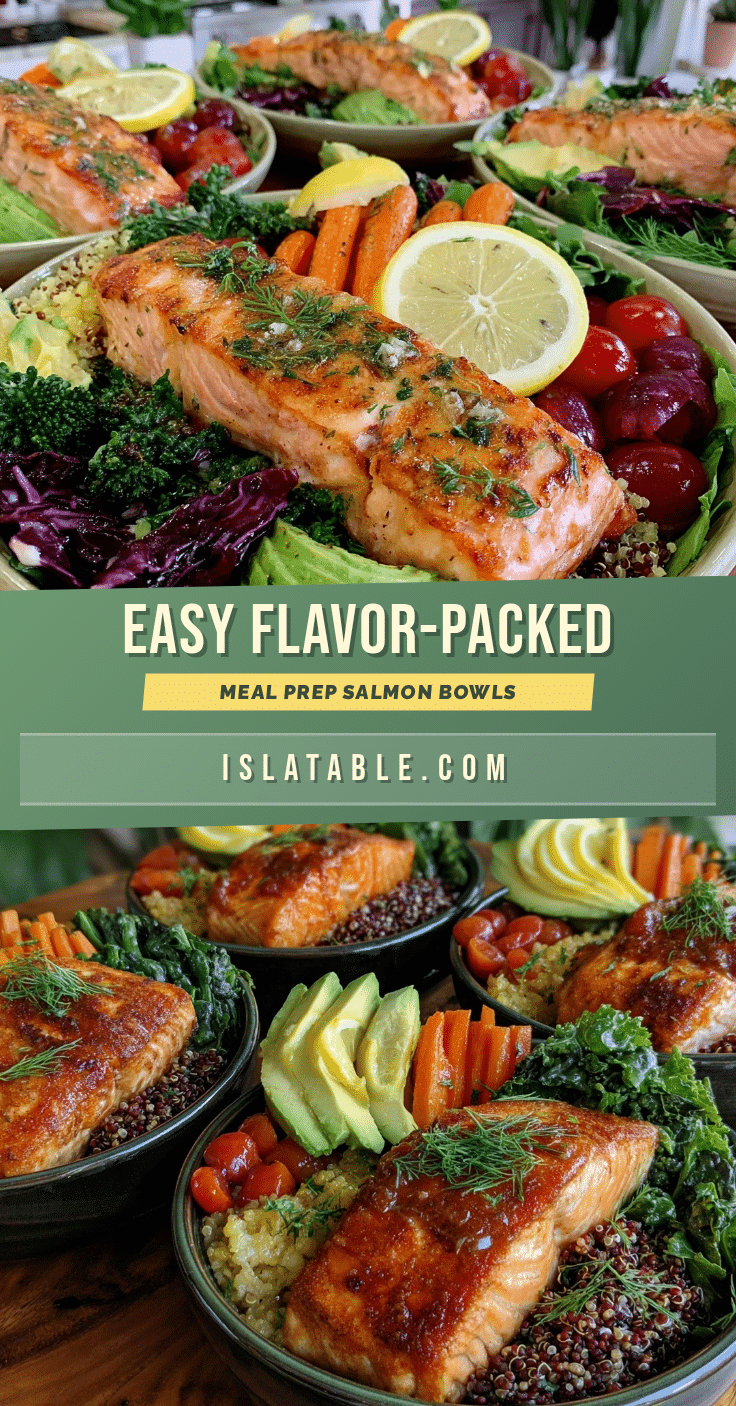 meal prep salmon bowls recipe