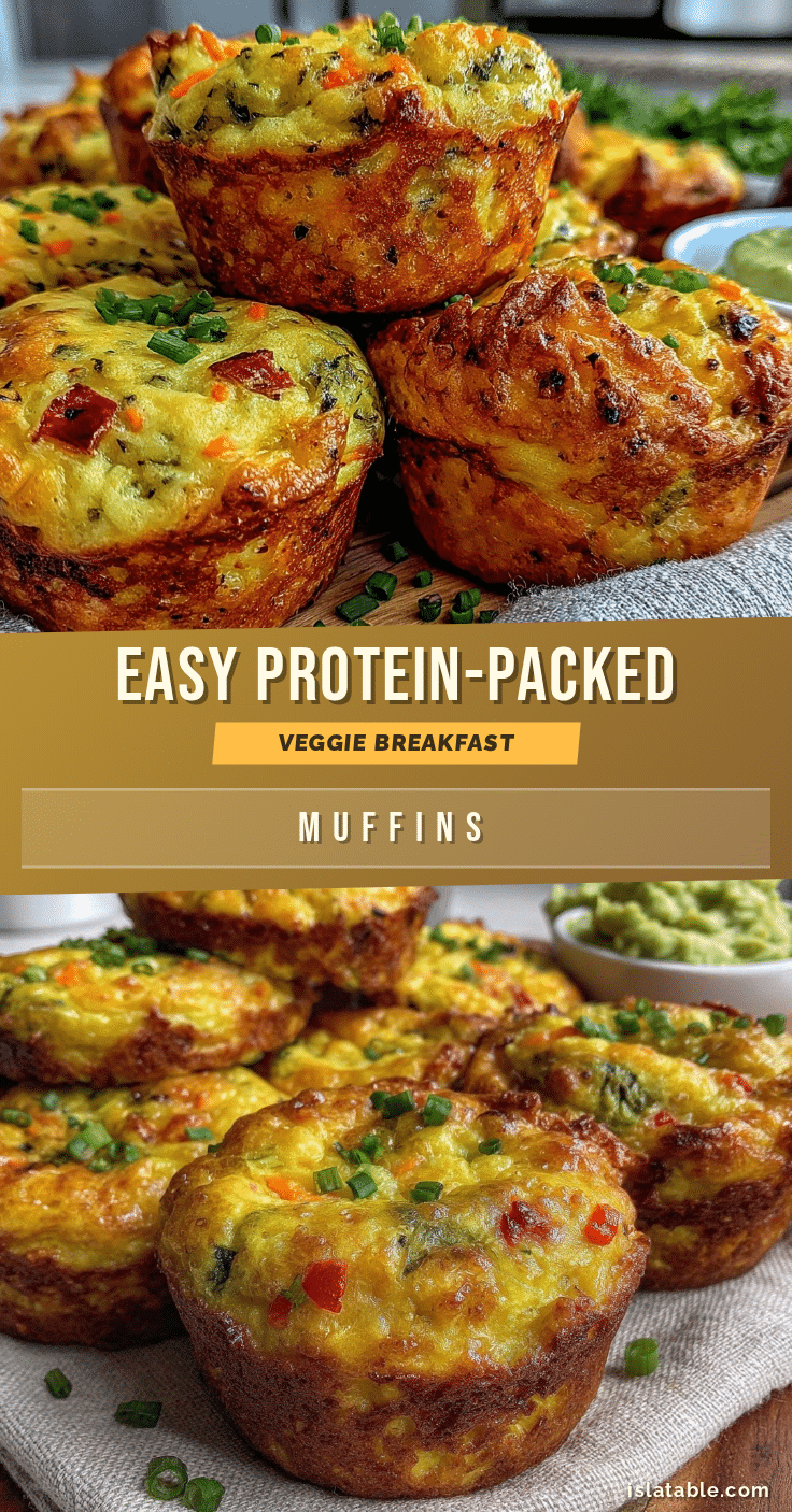 protein-packed veggie breakfast muffins recipe