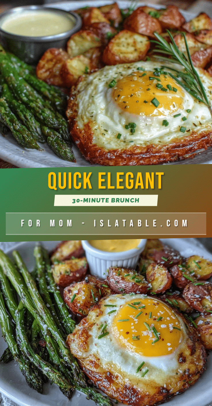 quick elegant 30-minute brunch for one mom recipe