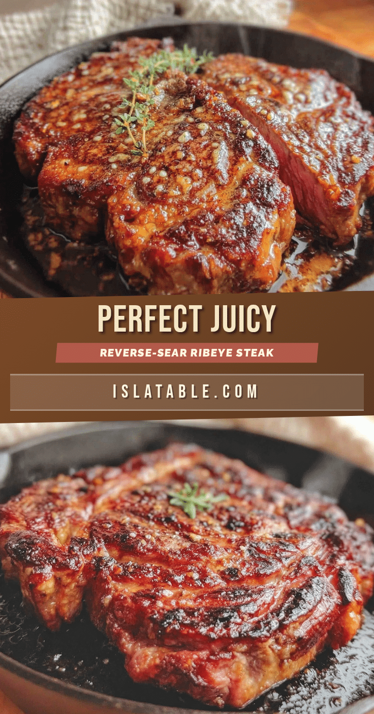 reverse-sear ribeye steak recipe