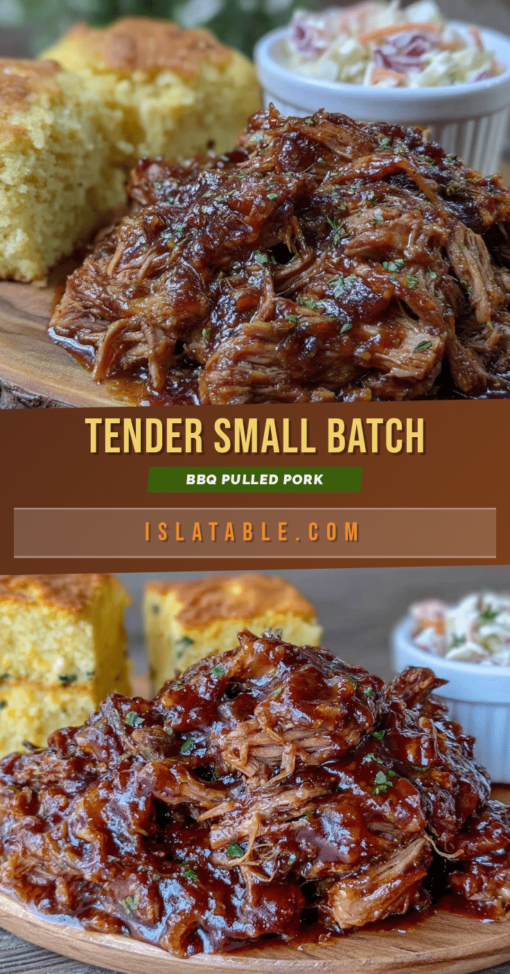 small batch BBQ pulled pork for two recipe