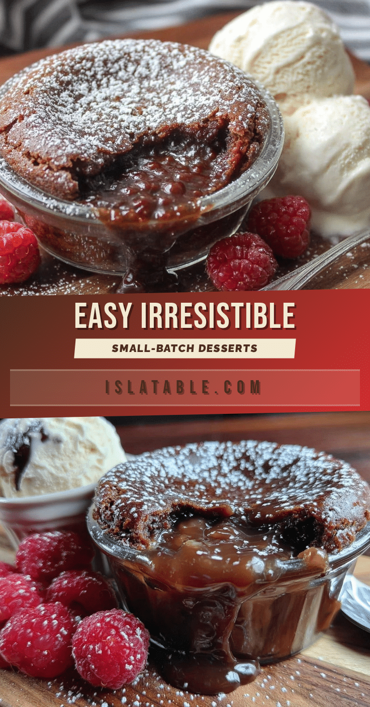small-batch chocolate lava cake recipe
