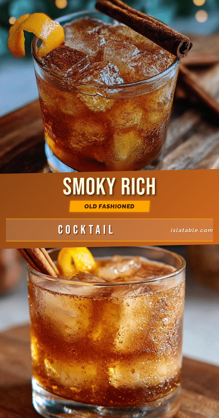 smoked Old Fashioned cocktail recipe