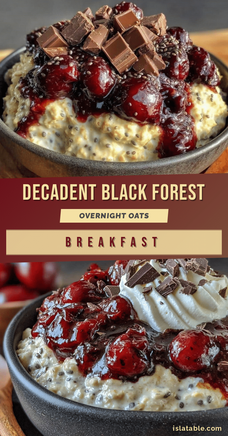 Black Forest Overnight Oats recipe