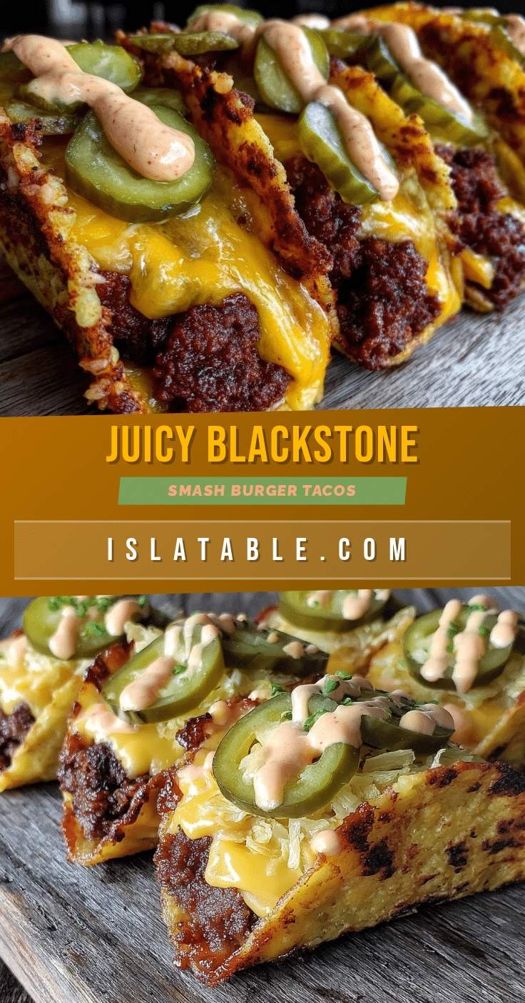 blackstone smash burger tacos recipe