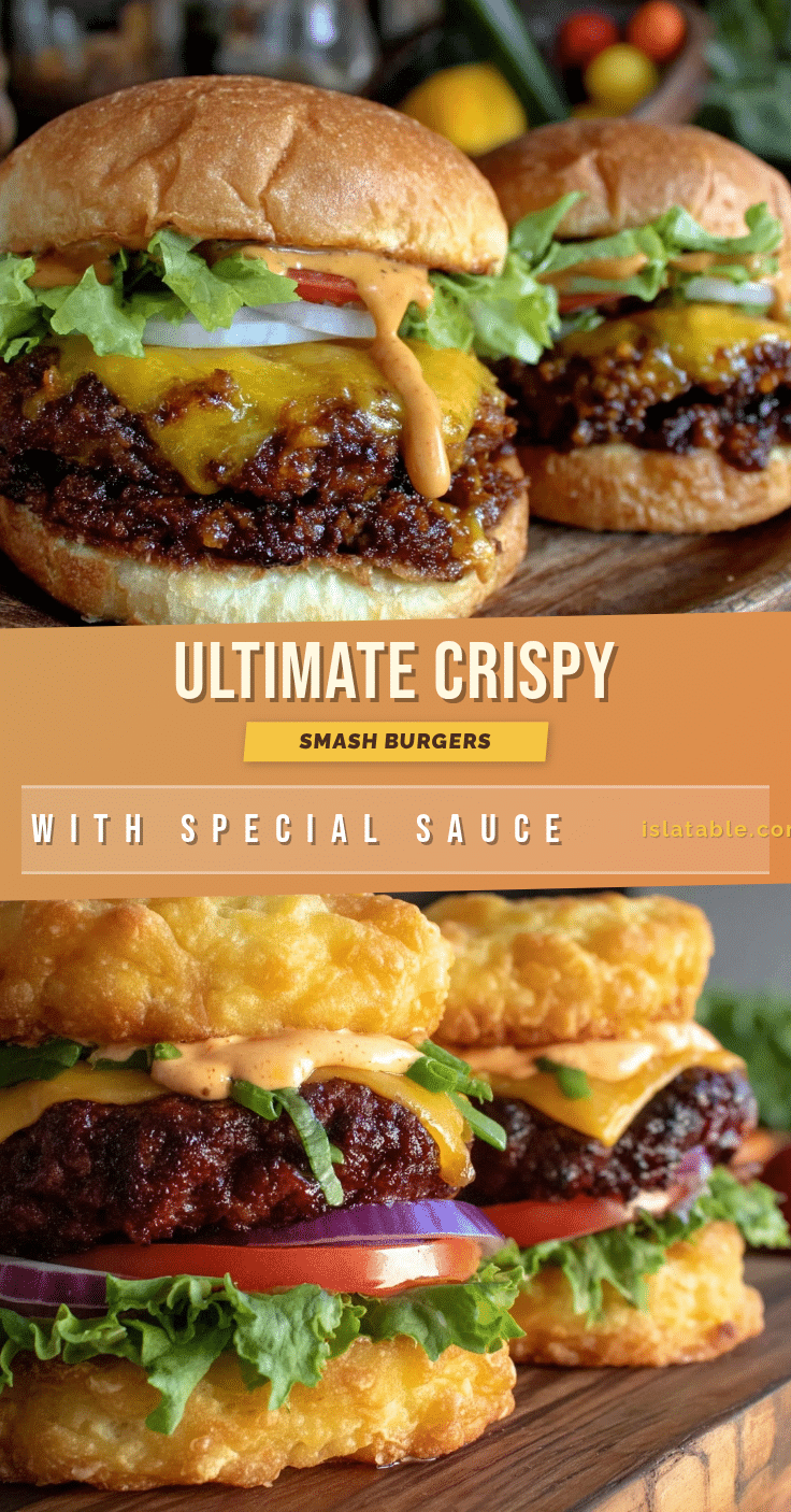 crispy smash burgers recipe recipe