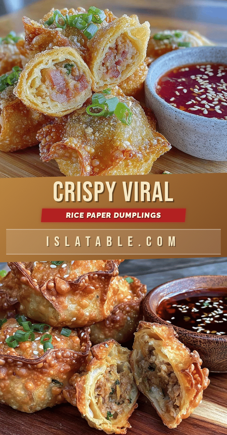 crispy viral rice paper dumplings recipe