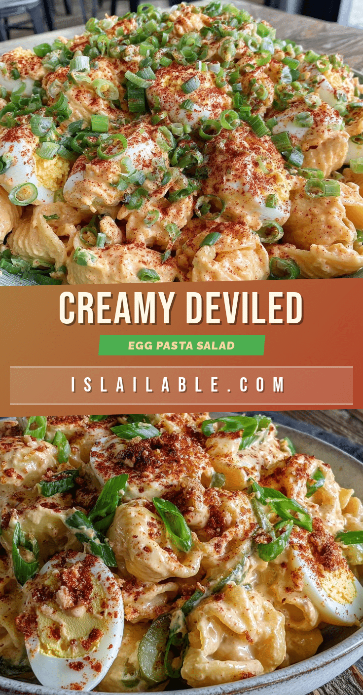 deviled egg pasta salad recipe