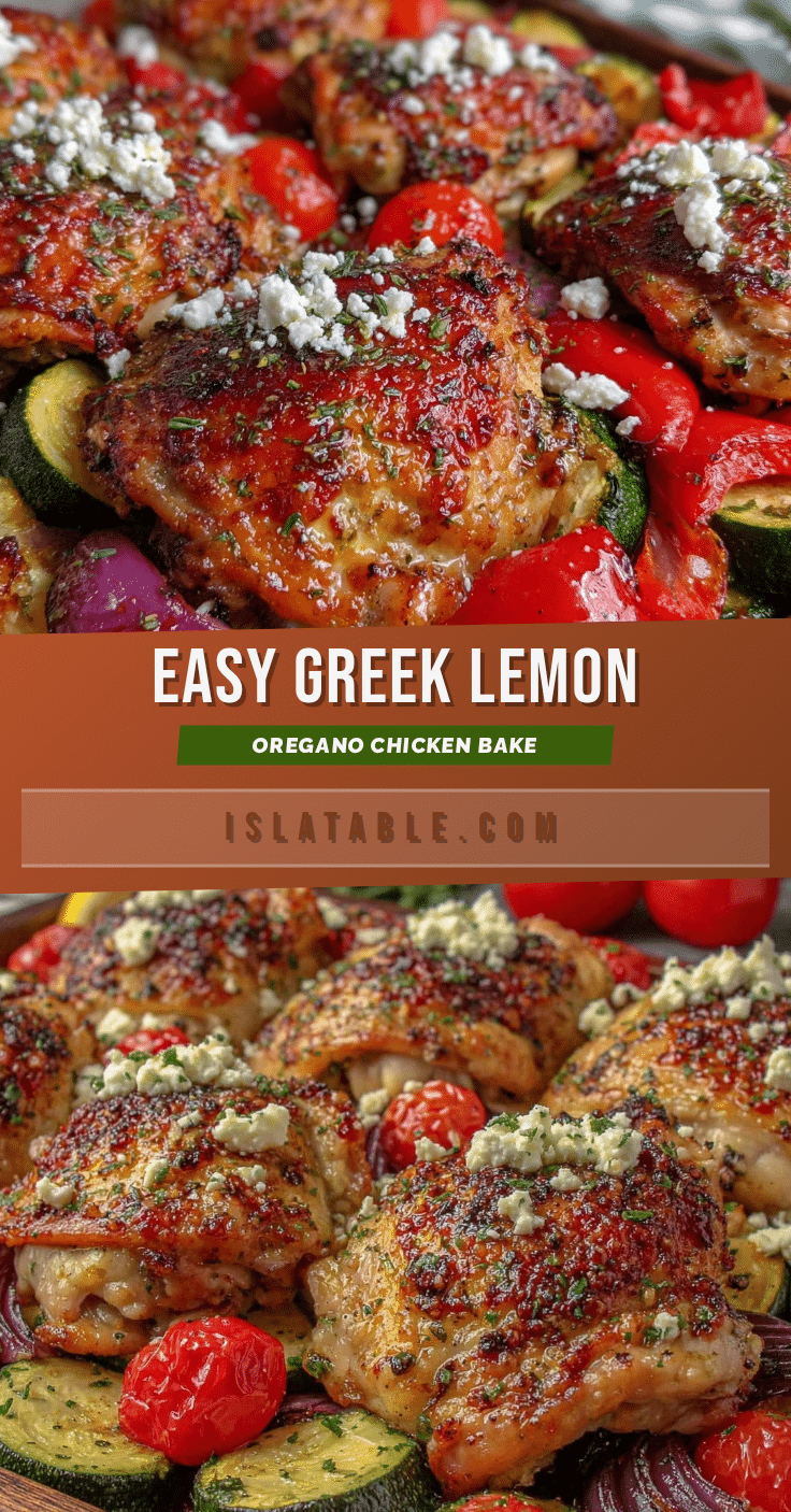 easy greek sheet pan chicken recipe